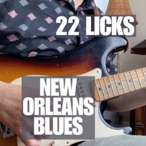 New Orleans Blues Style - 22 Licks w tab